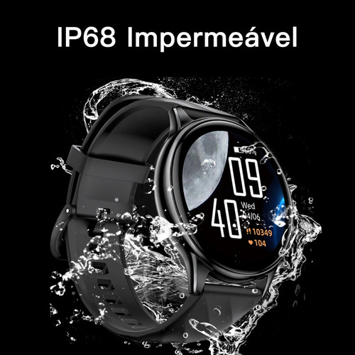 Smartwatch Gw5 Bluetooth Chamada Ip68 À Prova D'água Com Nfc