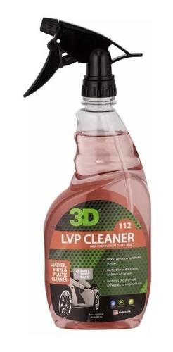 Imagen 2 de 9 de 3d Lvp Cleaner - Limpia Cuero Plastico Vinilo - Allshine