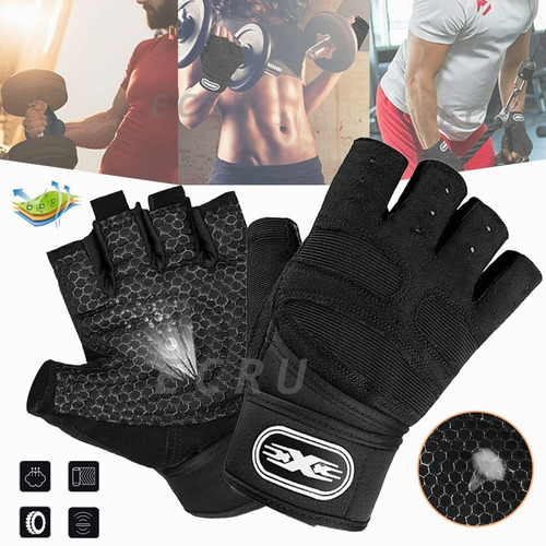 Guantes De Gimnasio Ejercicio Pesas Entrenamiento Y Trekking