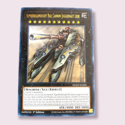 Yugioh Superdreadnought Rail Cannon Juggernaut Liebe Mged