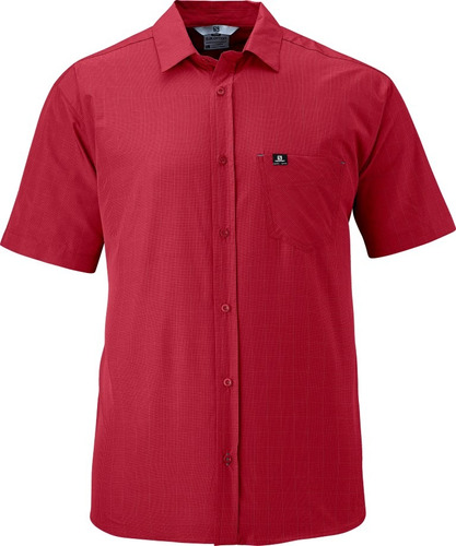 Camisa  Masculina Salomon -  Start Shirt M Rojo - Hiking
