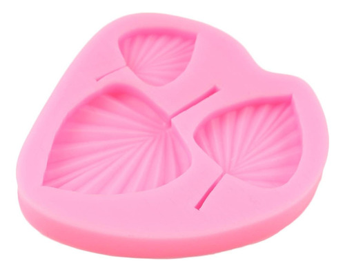 Molde De Fondant De La Hoja Del Ventilador Qdmolds Molde De