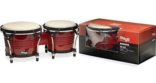 Stagg Bw200bk Latina Bongos De Madera Cereza