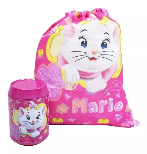 Estojo Gata Marie Disney Duplo Escolar Alto Relevo - Xeryus - Tem