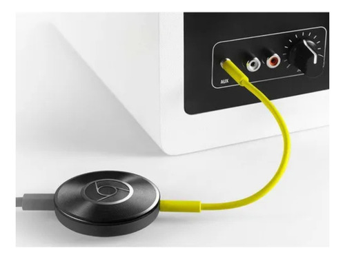 Google Chromecast Audio Rux-j42 Streaming De Áudio Wi-fi Preto Aplicação (Usado)