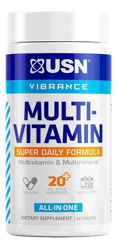 Multivitamínico Usn 60 Tabs (30 Días) | Vitaminas+minerales