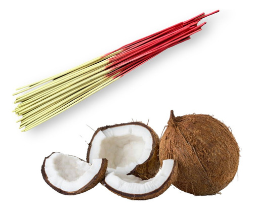 Incienso Artesanal Con 100 Varitas 30 Cm Fragancias Fragancia Coco