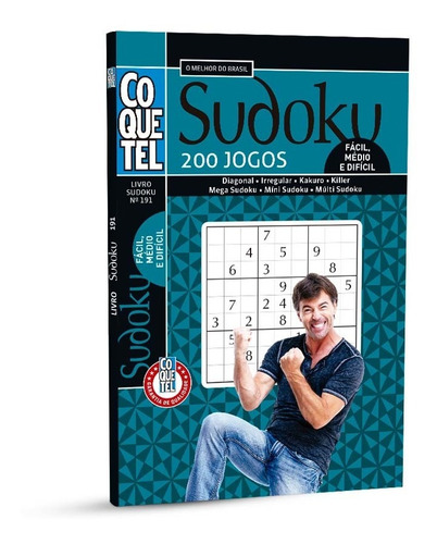 Coquetel - Sudoku - Fácil/médio/difícil - Livro 191