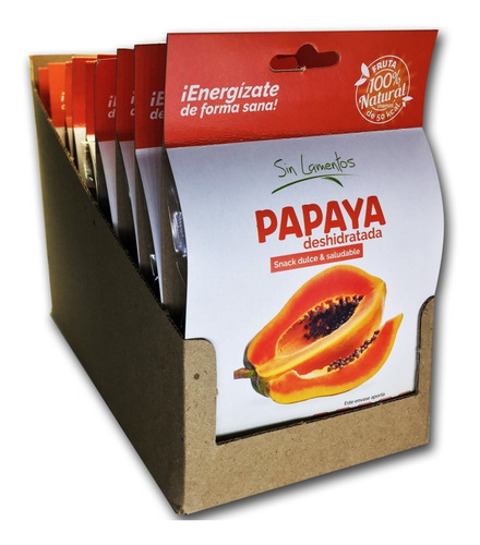 Imagen 5 de 6 de Papaya Deshidratada (caja 12 Piezas)