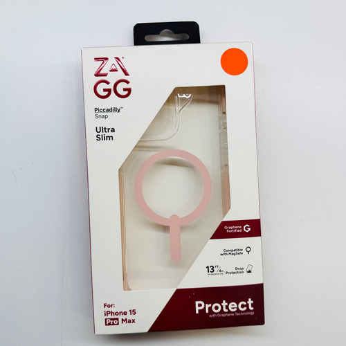 Protector Funda Zagg Transparente iPhone 15 Pro Max Magsafe