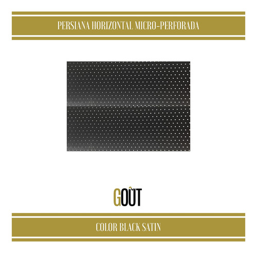 Persiana Horizontal Aluminio Microperforado 2  1.30 X 1.60 M