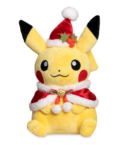 Pokémon Center Pikachu Festivo Navideño Peluche 35cm