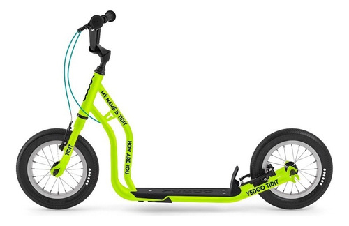 Scooter Bicicleta Yedoo Tidit Aro 12 Niños Color Lime