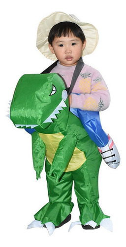Traje Inflável De Dinossauro Infantil Para O Carnaval De Hal