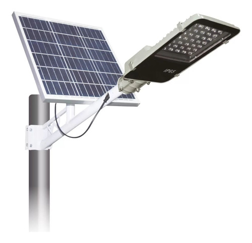 Lámpara Luminaria Led Solar Alumbrado Público 100w  + Brazo