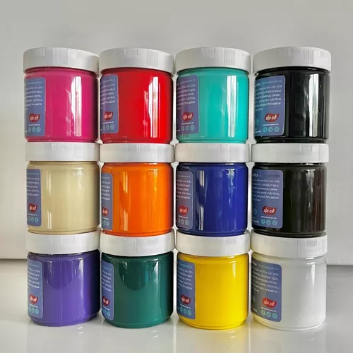 Set De 42 Pinturas Acrílicas Para Manualidades De 100 Ml