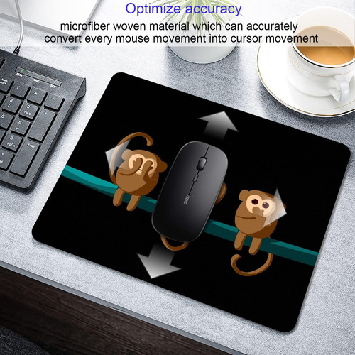 Shalysong Linte Monkey Mouse Pad Personalizado Diseño De Ani