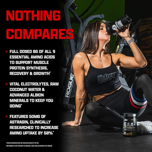 Nutrex Research Hidratación Eaas + Bcaas En Polvo Aminoácido