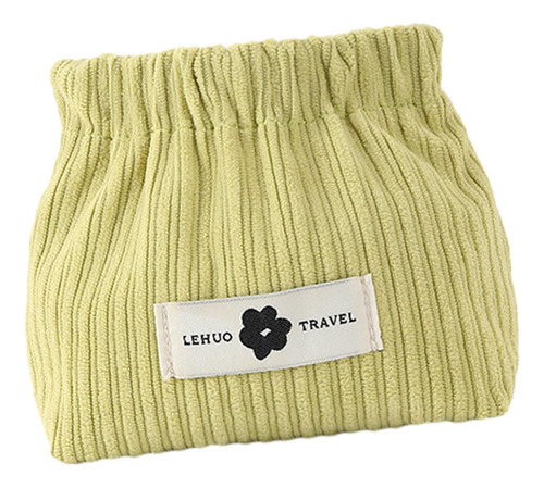 3 Mini Bolsa De Maquillaje, Monedero Sin Cremallera, Verde