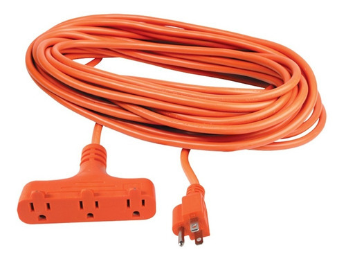 Multicontacto De 3 Tomas Taika Tk-e830 Largo Del Cable De 30m 127V