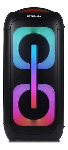 Caixa de Som Amplificada Britânia Flash Lights 650W BCX6801