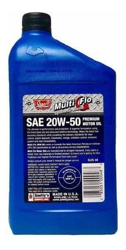 Aceite Semisintético 20w-50 Importado
