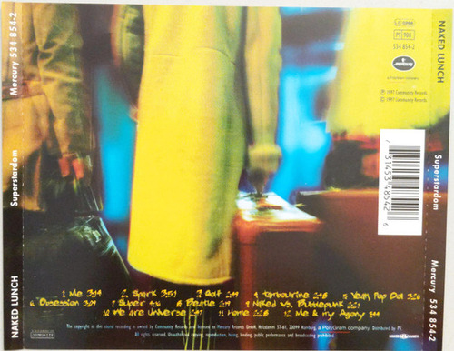 Cd Superstardom (naked Lunch (2)) Estándar
