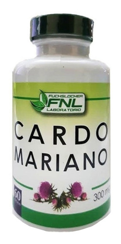 Cardo Mariano 1 Frasco 60 Caps 300 Mg Mercado Envios