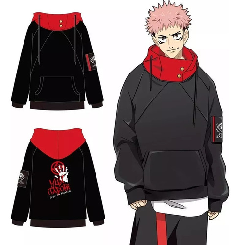 Moletom Com Capuz Jujutsu Kaisen Gojo Satoru Itadori Yuji