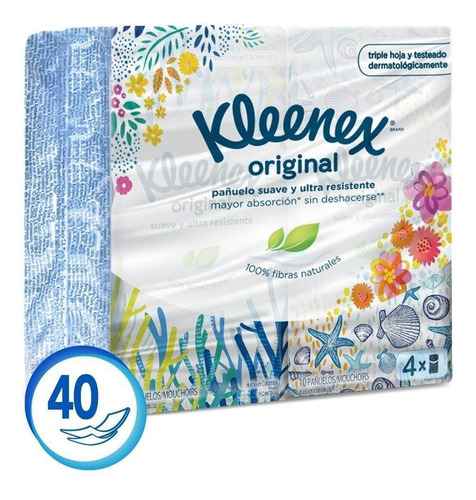 Imagen 3 de 3 de Pañuelos Faciales Kleenex X10un - - Unidad a $1200