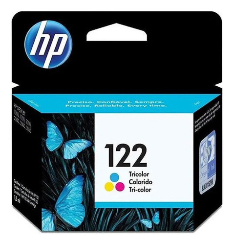 Cartucho de tinta para impresora HP 122 Tricolor Ch562hl