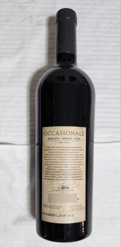 Vino Occasionale 2003c Estuche, No Envios Unica Existencia
