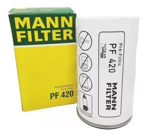 Filtro Combustível Separador Água Pf420 Mann