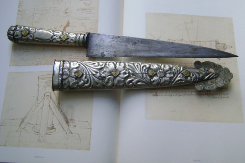 Antiguo Cuchillo De Cintura Atahualpa 22cm De Hoja Alpaca (Usado)