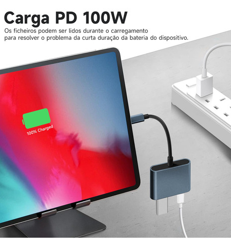 Adaptador Usb C Para Hdmi, Adaptador De Hub Usb C