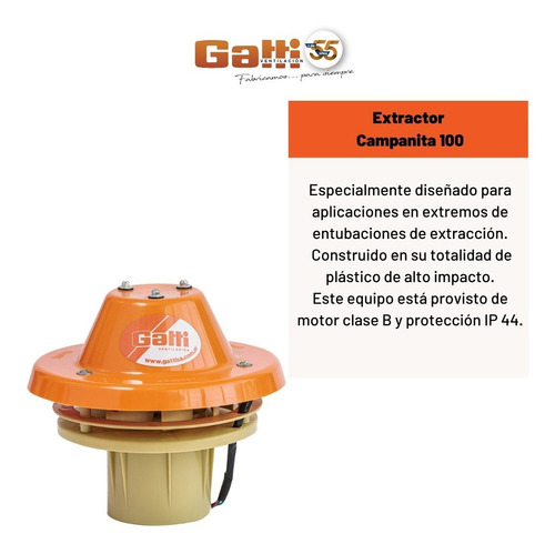 Imagen 4 de 9 de Extractor De Aire Satelital 10 Cm Para Baño/cocina Gatti Ven