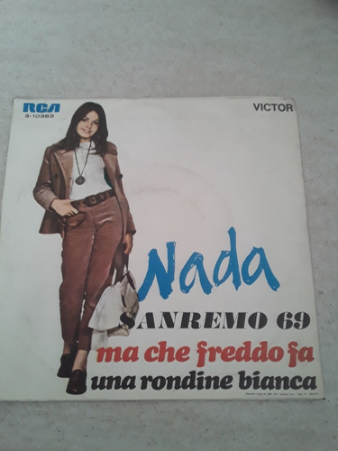 Nada - San Remo 69 Ma Che Freddo Fa - Single Vinilo Kktus