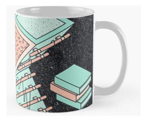 Taza Biblioteca En Forma De X Calidad Premium