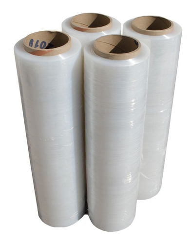 4 Rollos Emplaye 18 1500 Plastic Pelicula Hule Playo Stretch