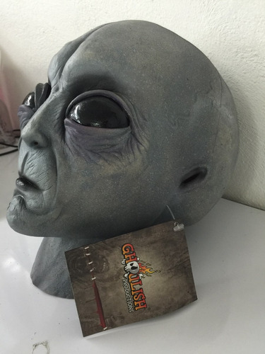 Imagen 2 de 6 de Máscara De Látex Area 51 Extraterrestre Alien Alienígena