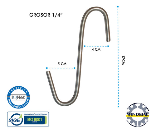 Repisa 100% Acero Inoxidable Marca Mindejal