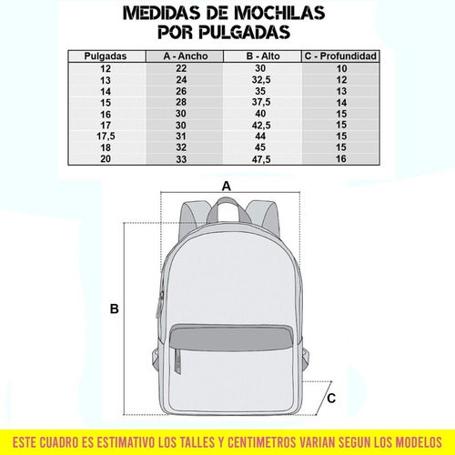 Mochila Carrito 18p Love Corazón Ct Plumitaa F1231