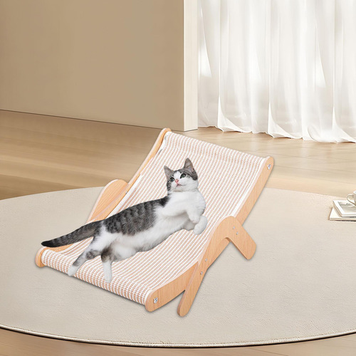 Cats Cubiertos Scratcher Lounge Reclination Para Tamaño S