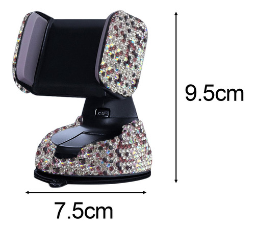 Soporte De Teléfono Para Accesorios De Coche, Violeta
