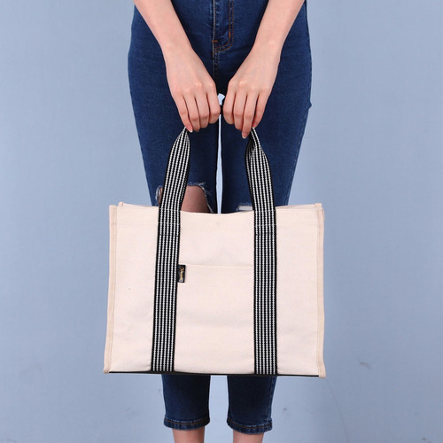 Bolso De Hombro For Mujer Bolso De Lona Portátil