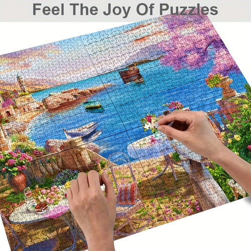 Rompecabezas Seashores De 1000 Piezas, 38 X 26 Cm
