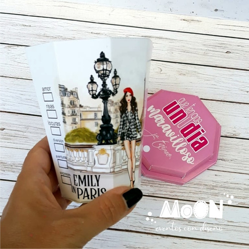 Cajitas Vaso Starbucks Emily In Paris - Para Imprimir En Pdf