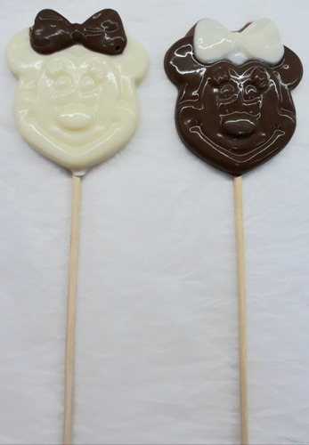Chupetines De Chocolate Minnie