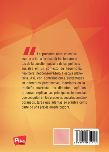 Imagen 3 de 6 de Cuestión Social Y Políticas Sociales