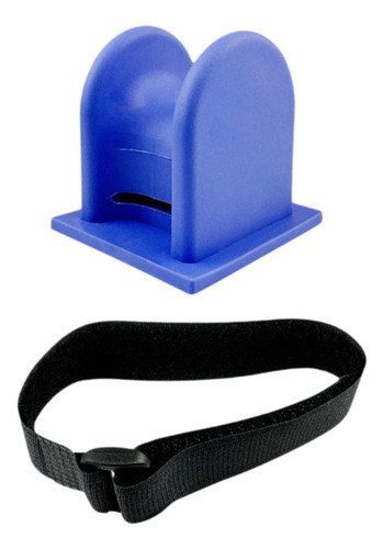 Soporte Para Caña De Pescar Con Clip En Un Azul Con Forma